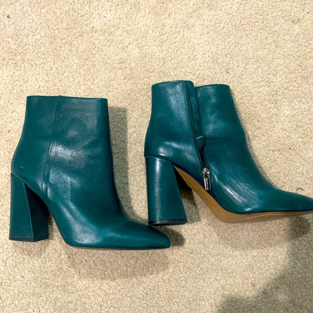 Vince Camuto Muted Teal Booties